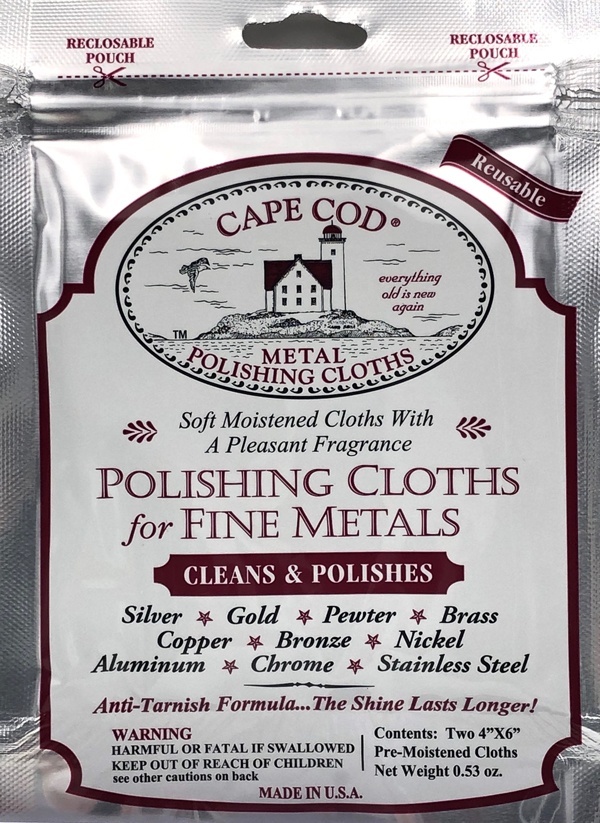 Cape Cod Polishing Cloth pouch