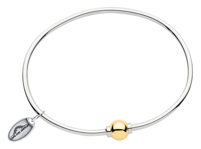 The Cape Cod Bracelet ™ (sterling silver & 14kt yellow gold)