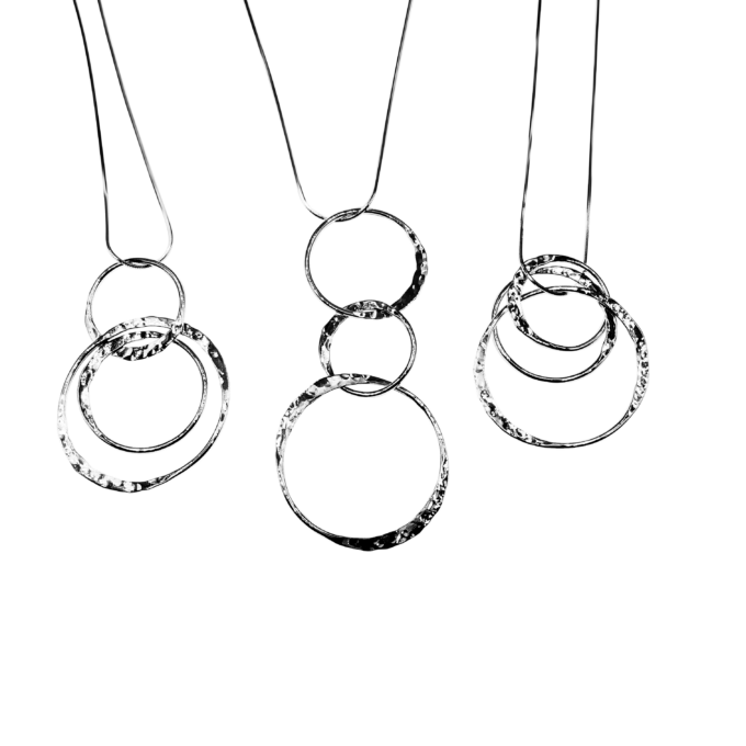 Three in one sterling pendant