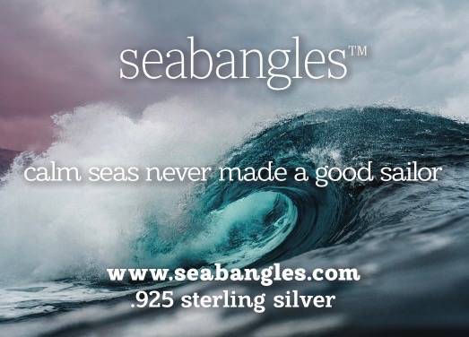 calm seas never made a good sailor, rough seas picture seabangle card