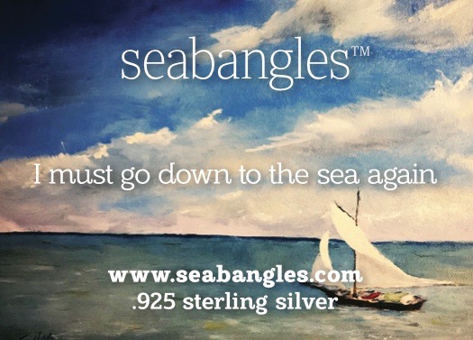 sailboat at sea seabangles card