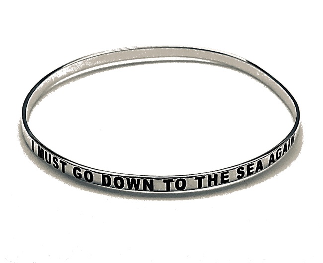 I must go down to the sea again seabangle bracelet